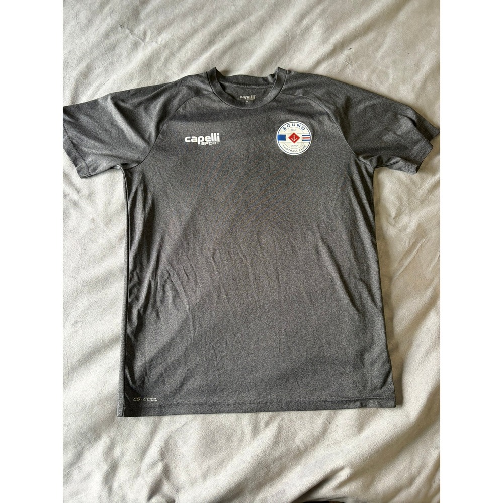 Capelli Sport Sound Football Club Soccer Training Shirt Gray Mens Medium